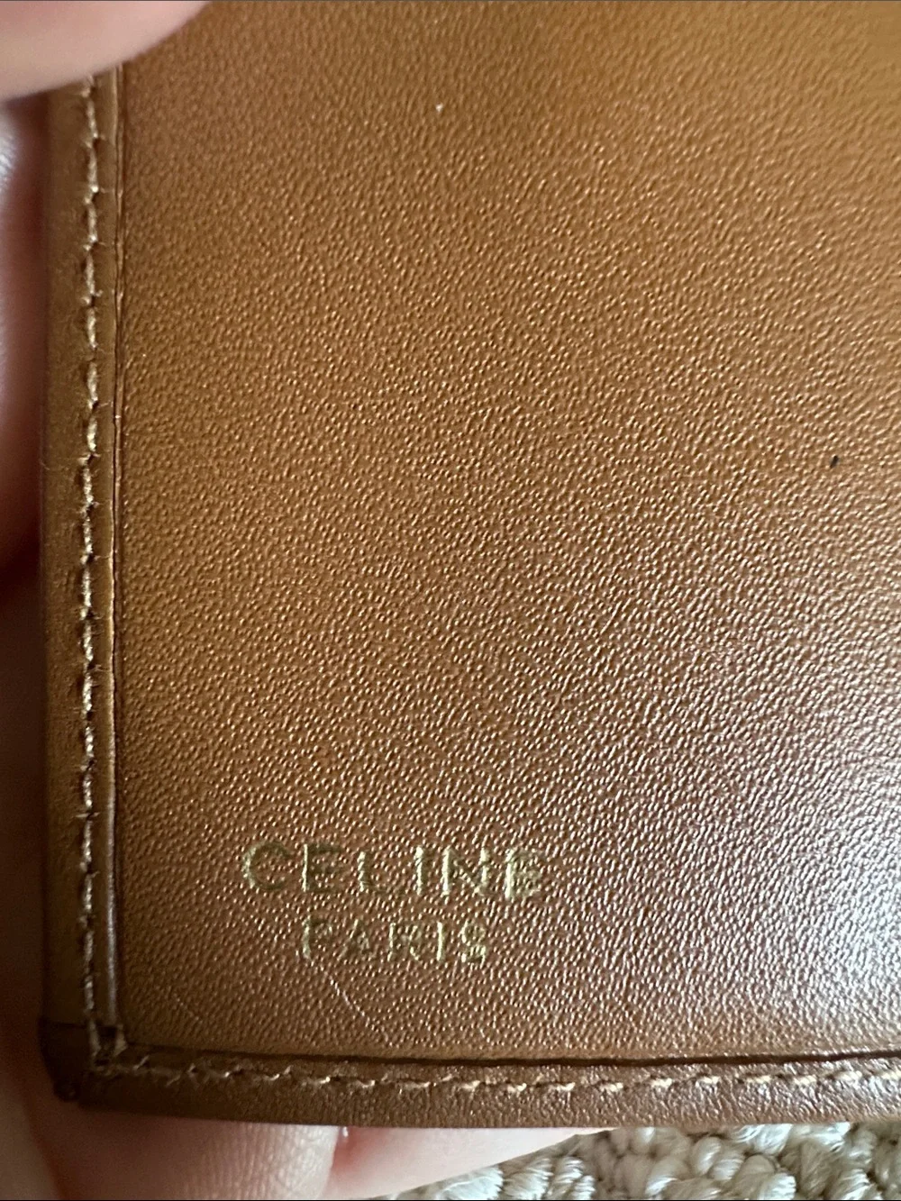 Celine Vintage Macadam Triomphe Kiss Lock Wallet - Picture 11 of 16
